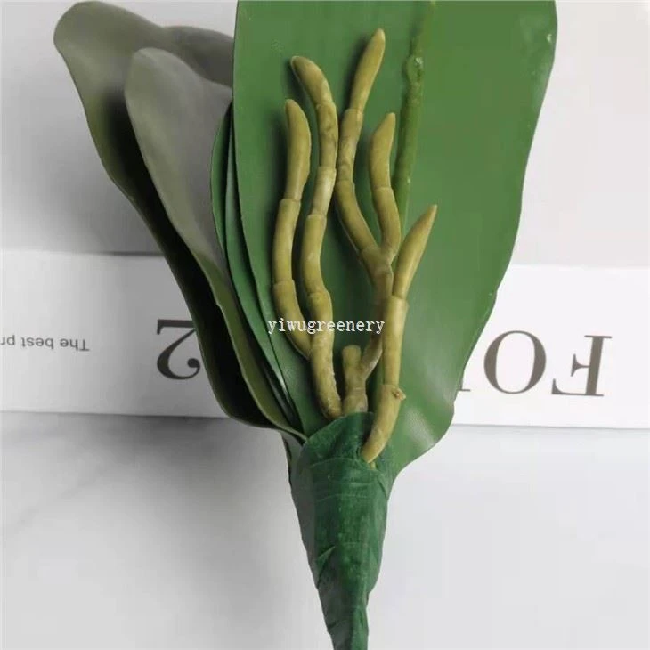 Artificial orchid leaves and roots